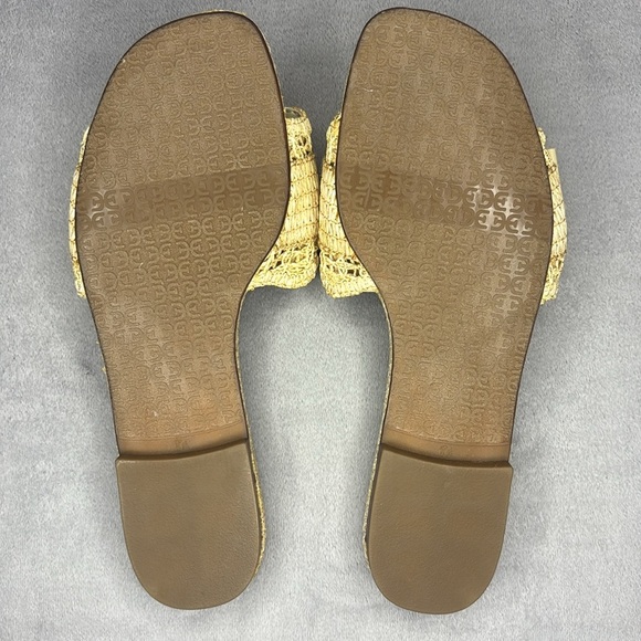 🔥🔥🔥Sam Edelman Cream Raffia Slide Sandals Size: 8.5🔥🔥🔥 - Picture 5 of 11